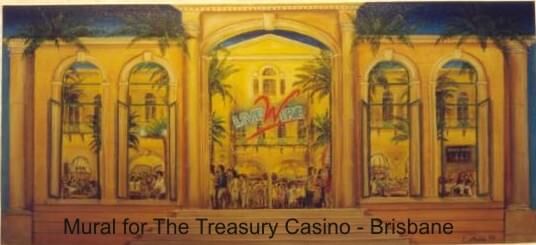 Mural for The Treasury Casino